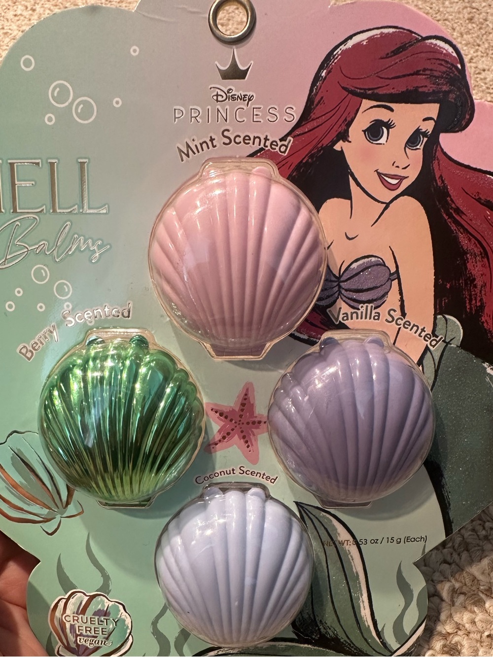 Disney Ariel Shell Lip Balm Set - Picture 4 of 5